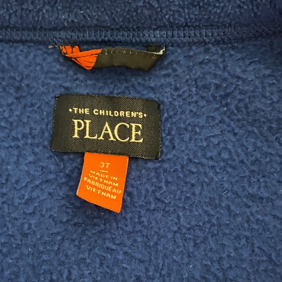 The Children's Place Blue Toddler Boys Fleece Jacket. - Picture 5 of 8